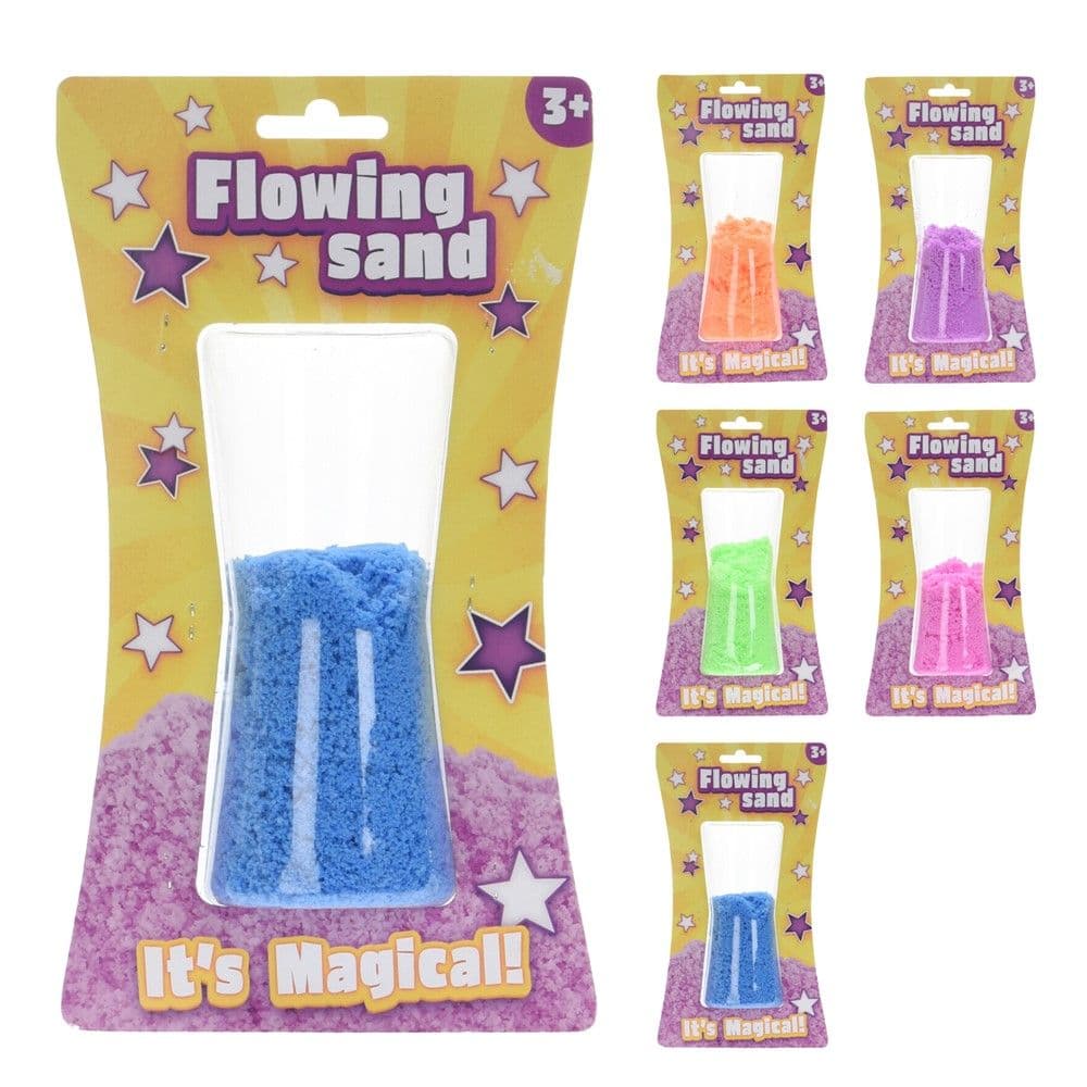 Rërë kinetike për fëmijë, Flowing Sand, polipropilen dhe rërë kinetike, 80 g, mikse, 1 copë