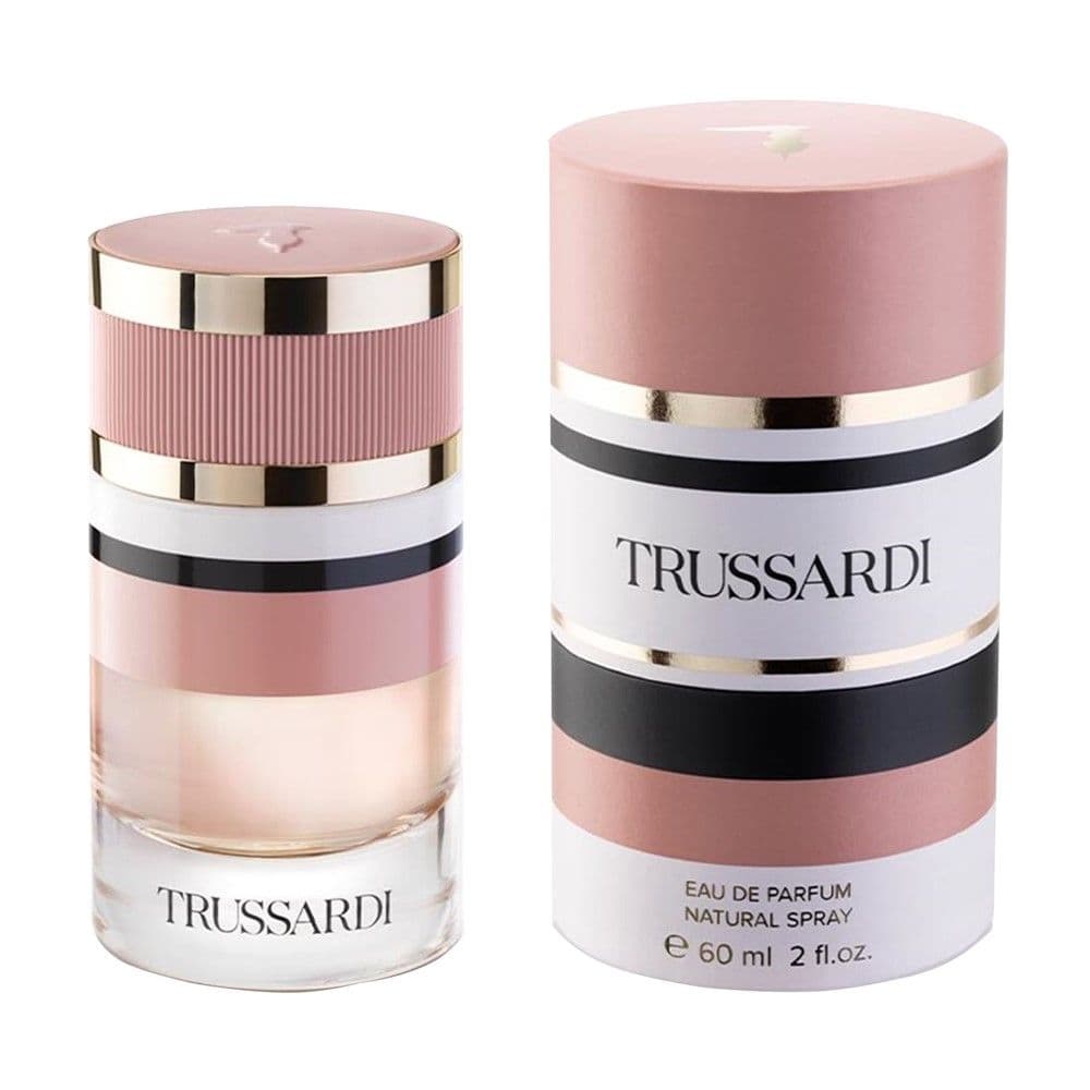 Parfum për femra, Trussardi, EDP, qelq, 60 ml, rozë dhe gold, 1 copë