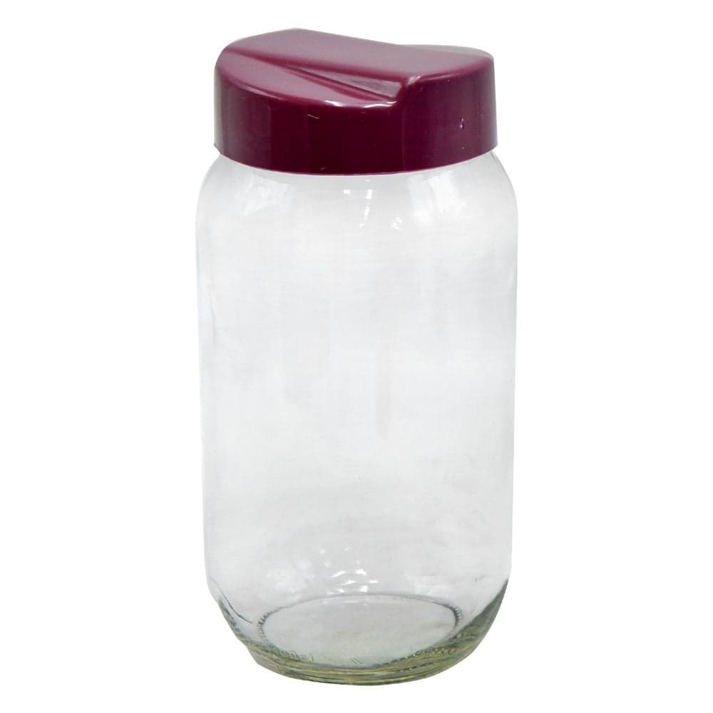 Kavanoz, Aqua, Qelq/PP, transparente/lejla, 1000 cc