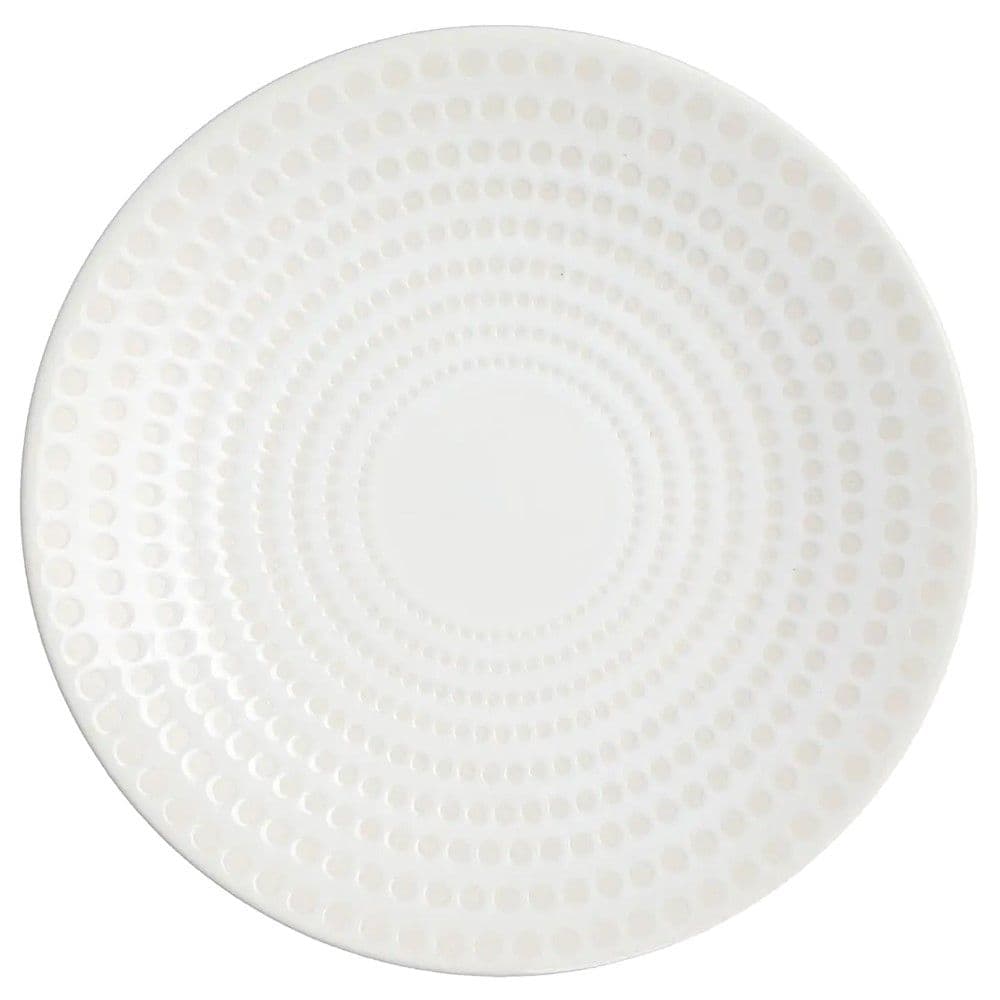 Pjatë ëmbëlsire Galaxy White, qelq, e bardhë, Dia.21 cm