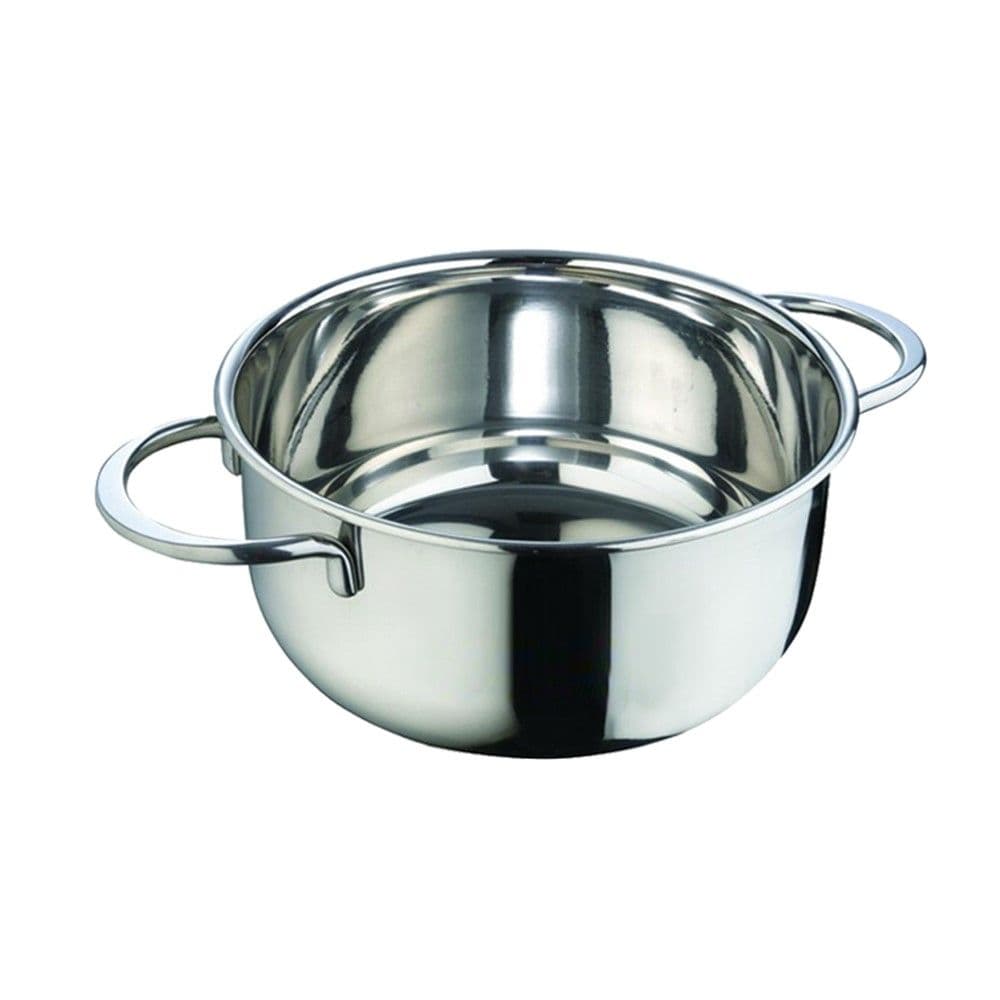 Tenxhere inoksi me induksion Etherna, inoks 18/10, argjendi, Dia.18 cm / 2.2L