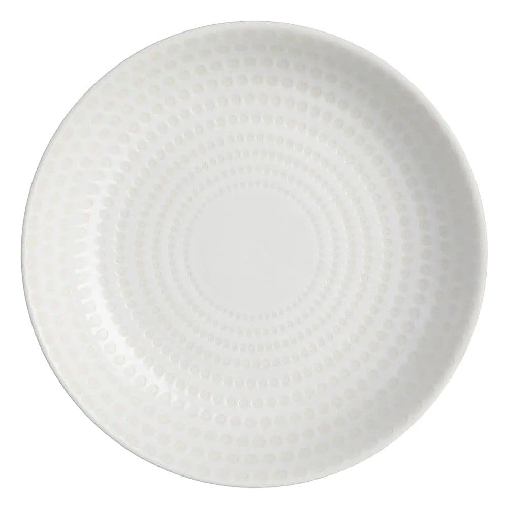 Pjatë supe, qeramikë, e bardhë, Dia. 20cm