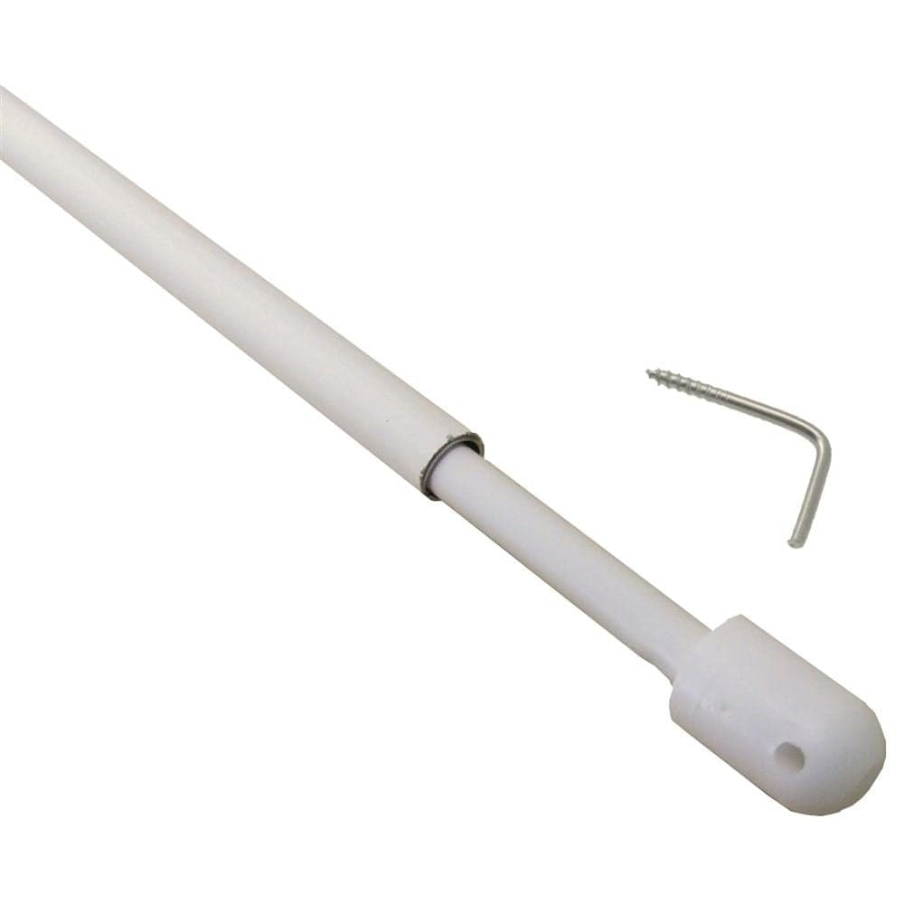 Kortinka me zgjatim për perde, Përmasa: 30/40cm, Ngjyra: Bardhë, Materiali: Metalik
