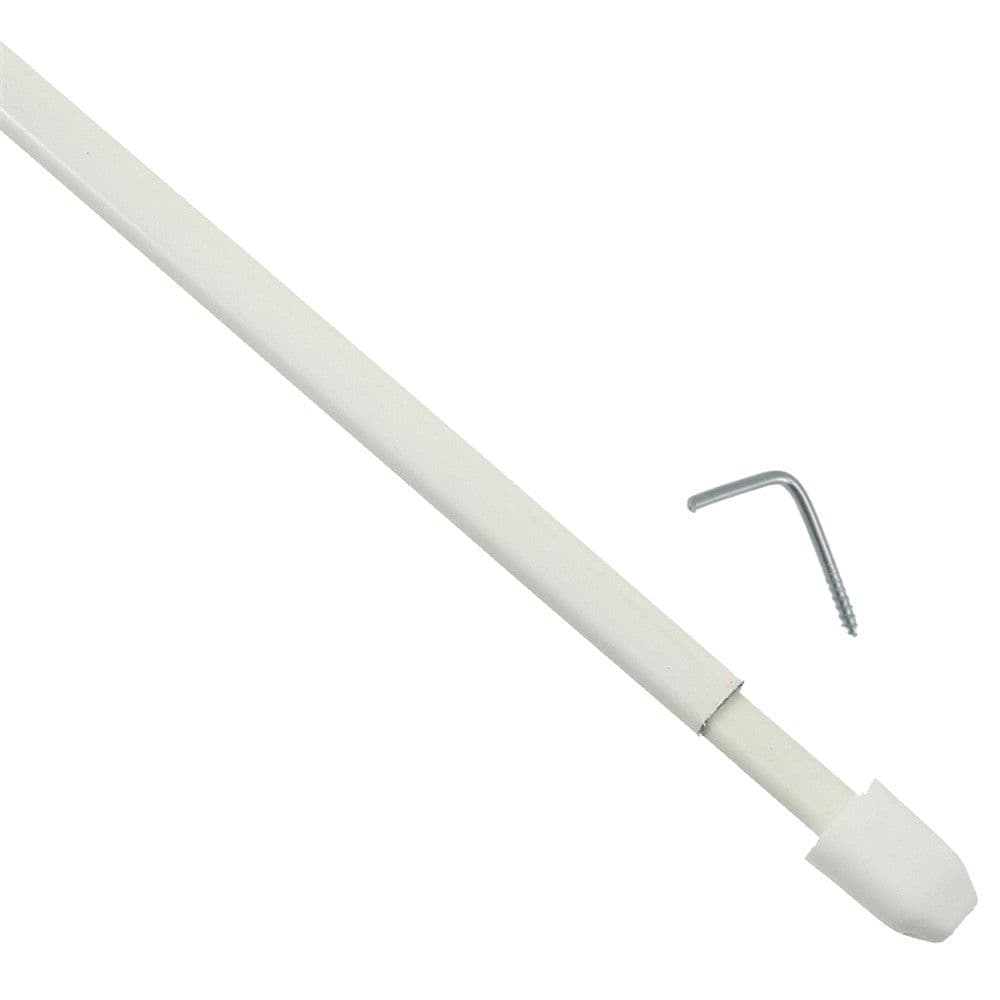 Kortinka me zgjatim për perde, Përmasa: 60/80cm, Ngjyra: Bardhë, Materiali: Metalik
