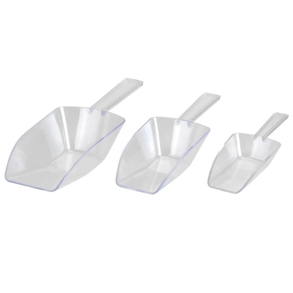 Set lugë matëse (PK 3), PE, transparente, 35, 75 dhe 135 ml