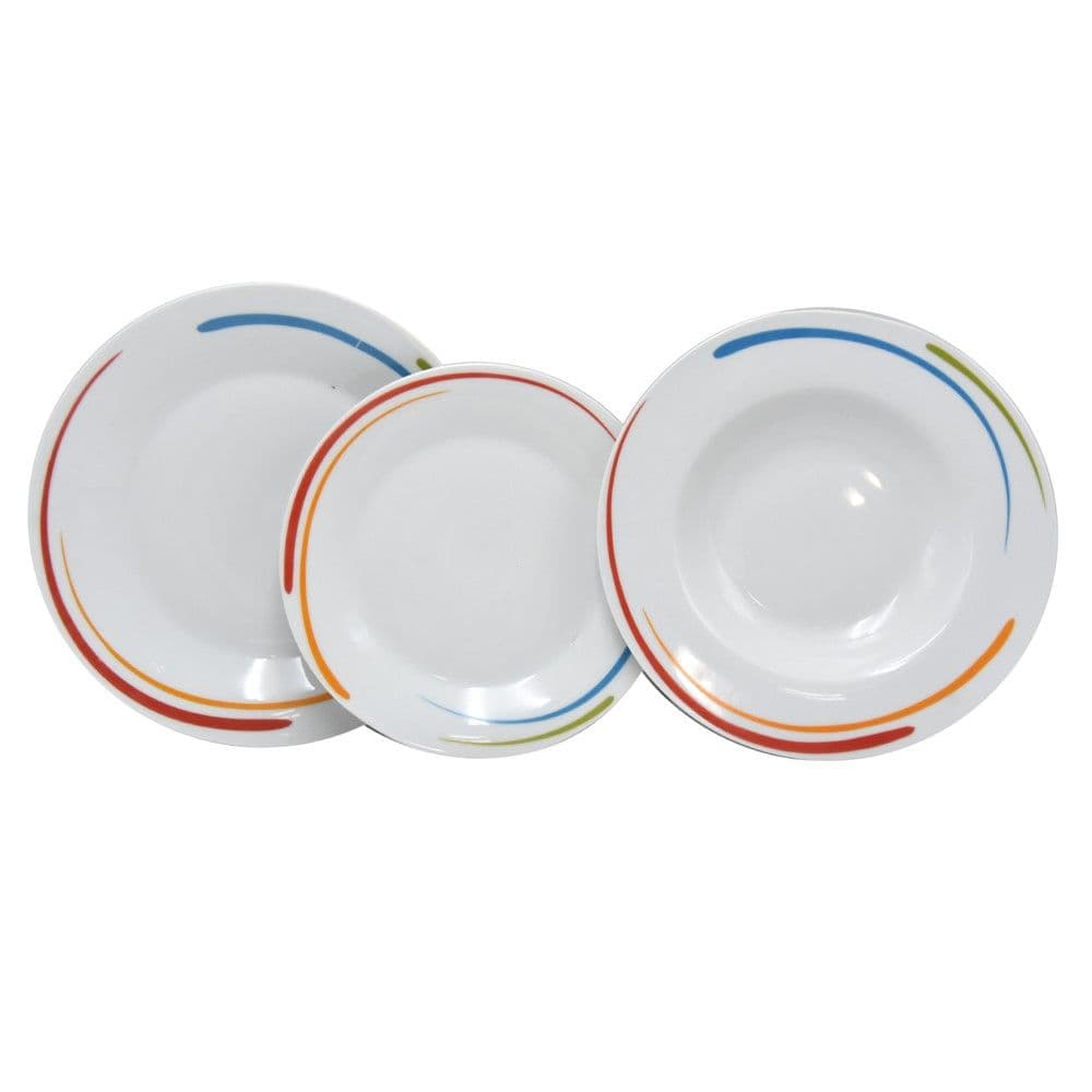 Set pjata Eto (PK 18), porcelan, e bardhë, Dia19-23-27 cm