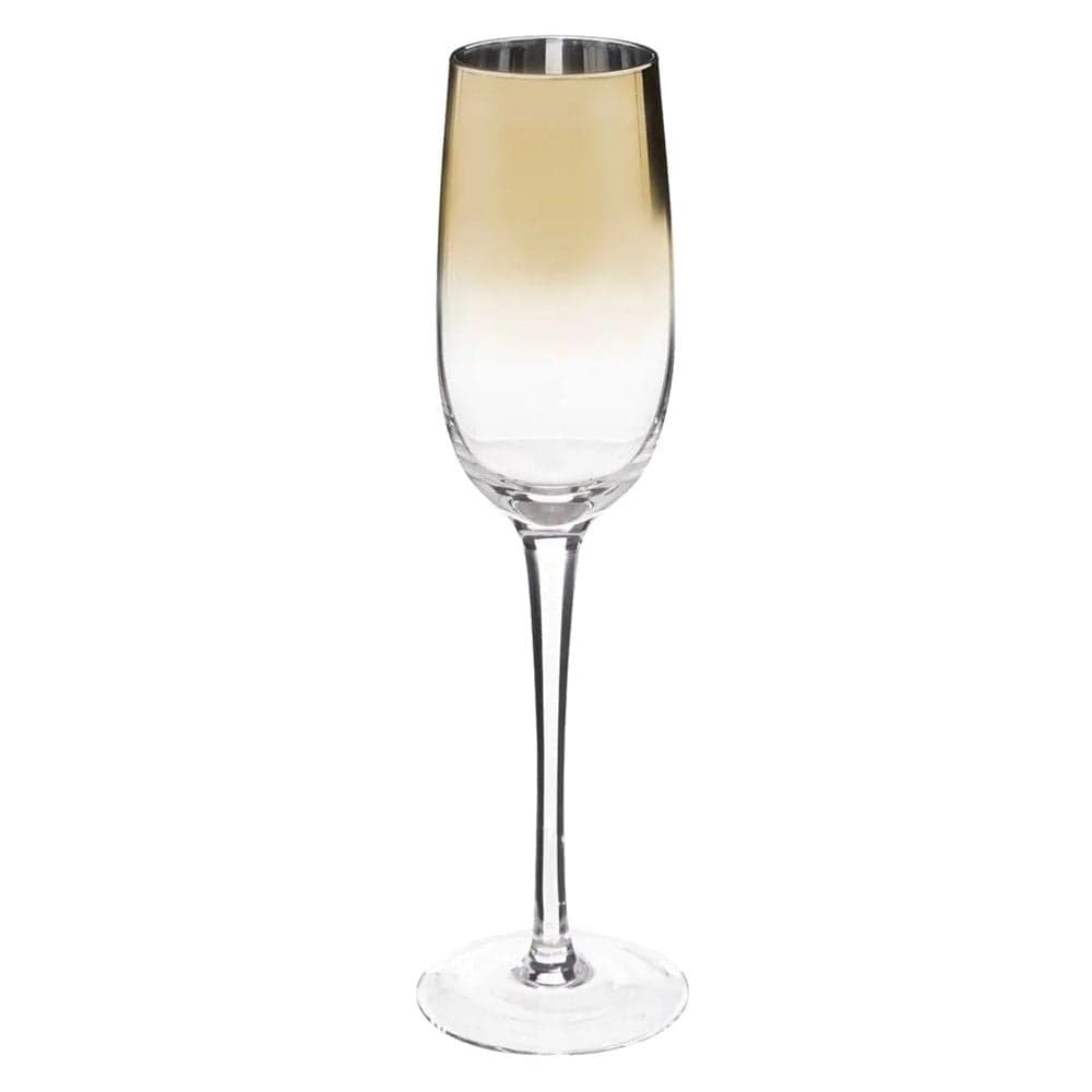 Gotë shampanje Arya (PK 6), qelq, floriri, 21 cl