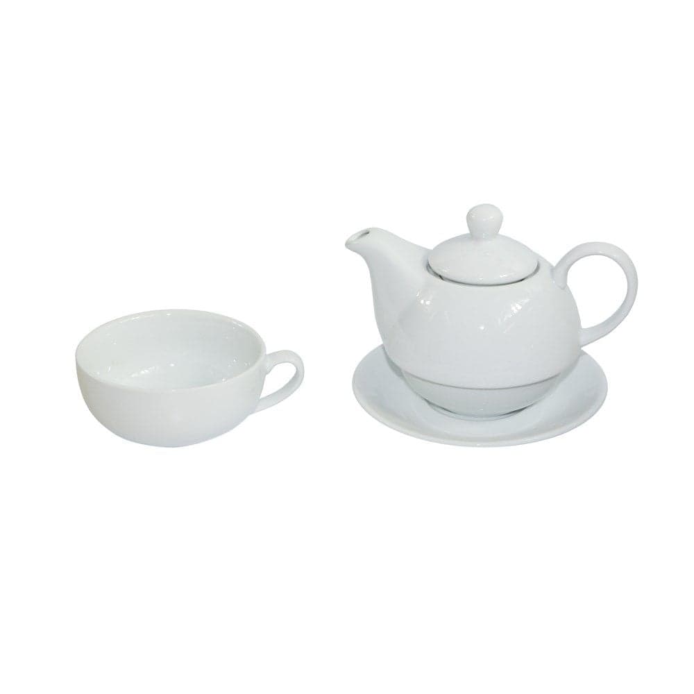 Cajnik, Permasa: D.15 cm, Ngjyra: Bardhe, Materiali: Qeramike