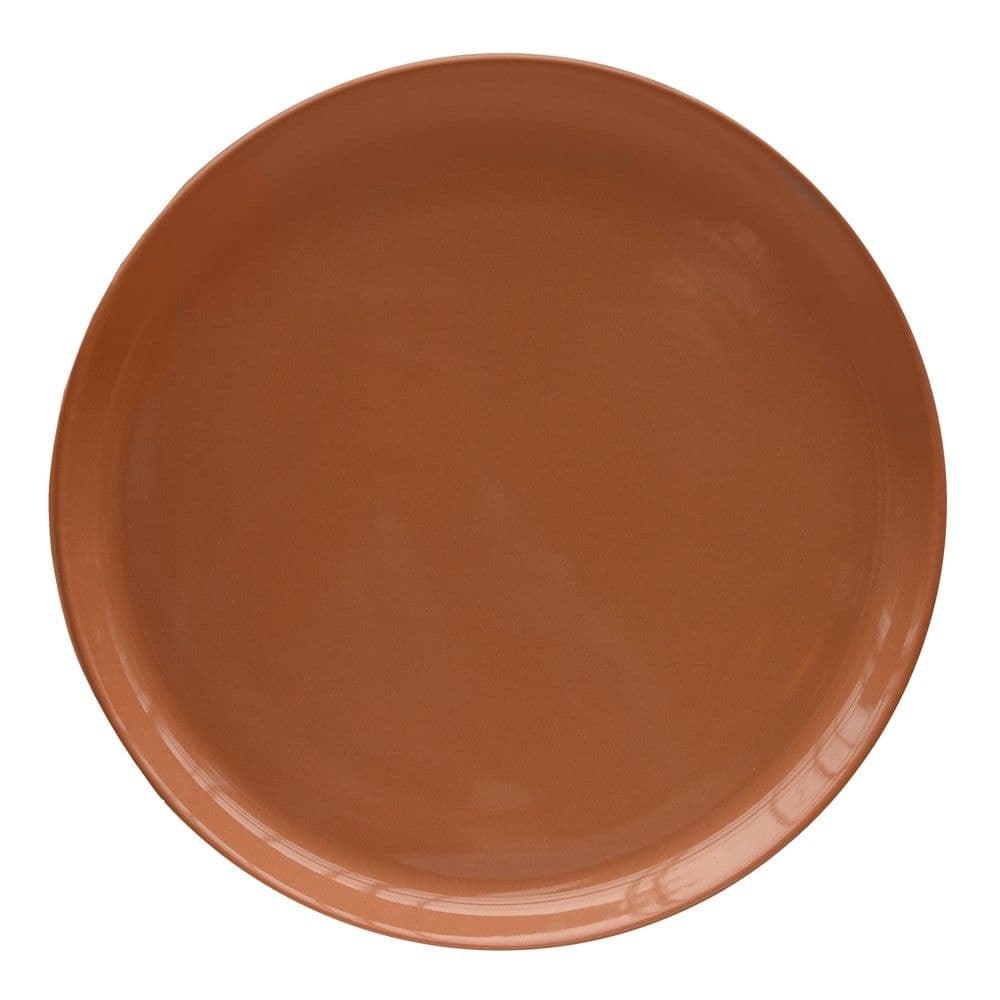 Pjatë servirje Hitit, qeramikë, kafe, Dia.28 cm
