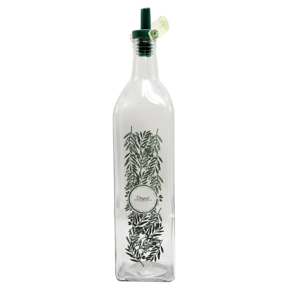 Shishe vaji/uthull, qelq, transparente/jeshile, 1 Lt