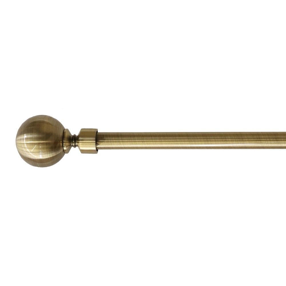 Shufër perde me zgjatim fundore qelqi, metalike, bronz, Dia.16/19mm / 160-300 cm