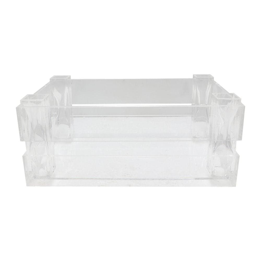 Stendë frutash formë arke, polikarbonat, transparente, 28x18xH10.5 cm