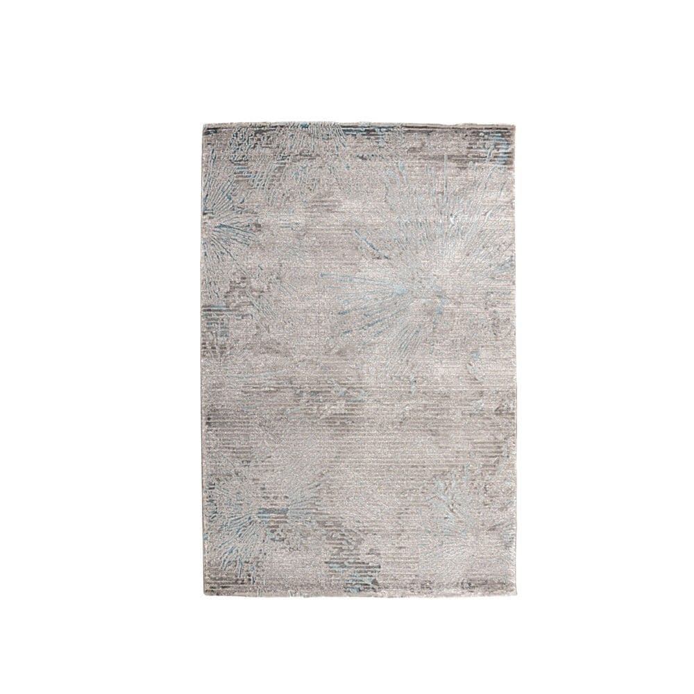 Tapet Opera, modern, poliestër dhe hitset, gri e hapur/blu, 133x190 cm