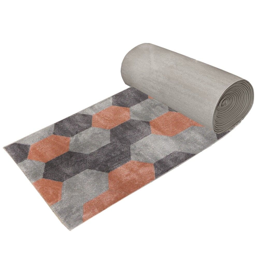 Rrugicë Style, modern, frize, gri/krem/terra, 80 cm