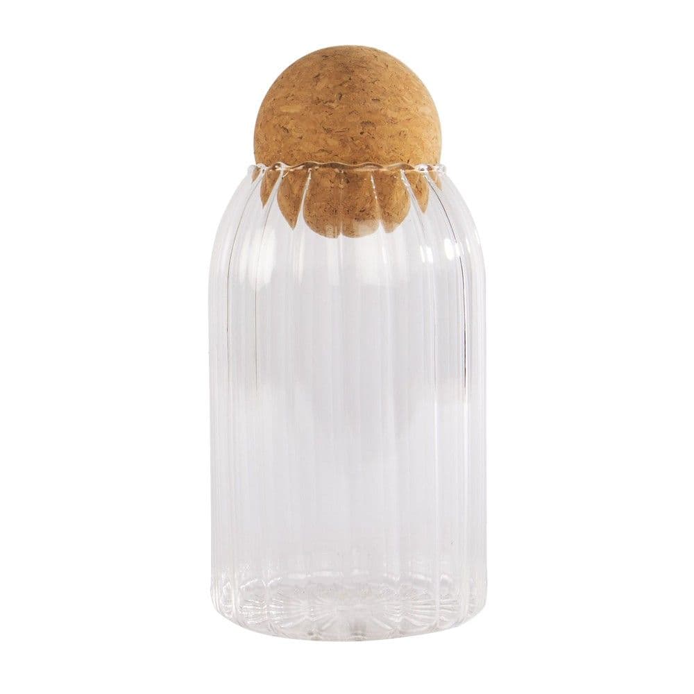 Kavanoz konservimi me kapak sferik, qelq, transparente, H15 cm / 750 ml