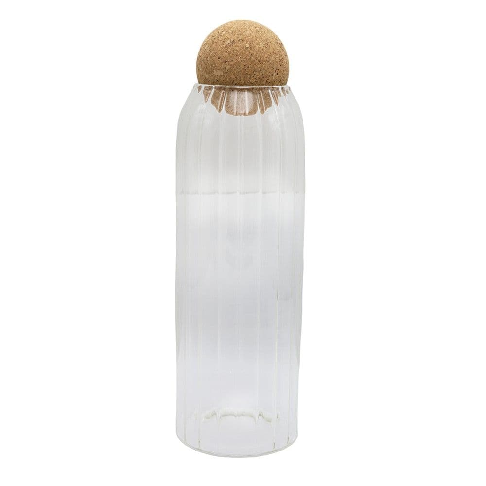 Kavanoz konservimi me kapak sferik, qelq, transparente, H24 cm / 1300 ml