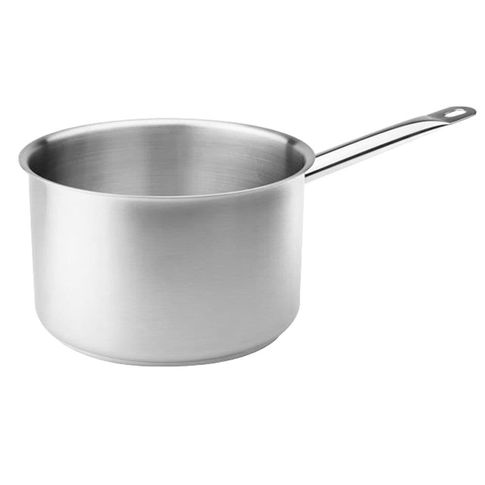 Tenxhere e thellë me induksion me një dorezë, inoks 18/10, argjend, Dia.24xH15cm/6.7L