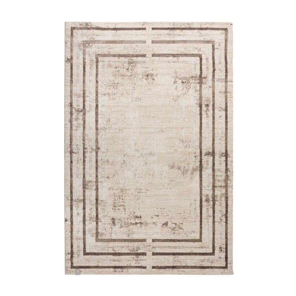 Tapet Safir, modern, poliestër+hitset, krem/bezhëe, 133x190 cm