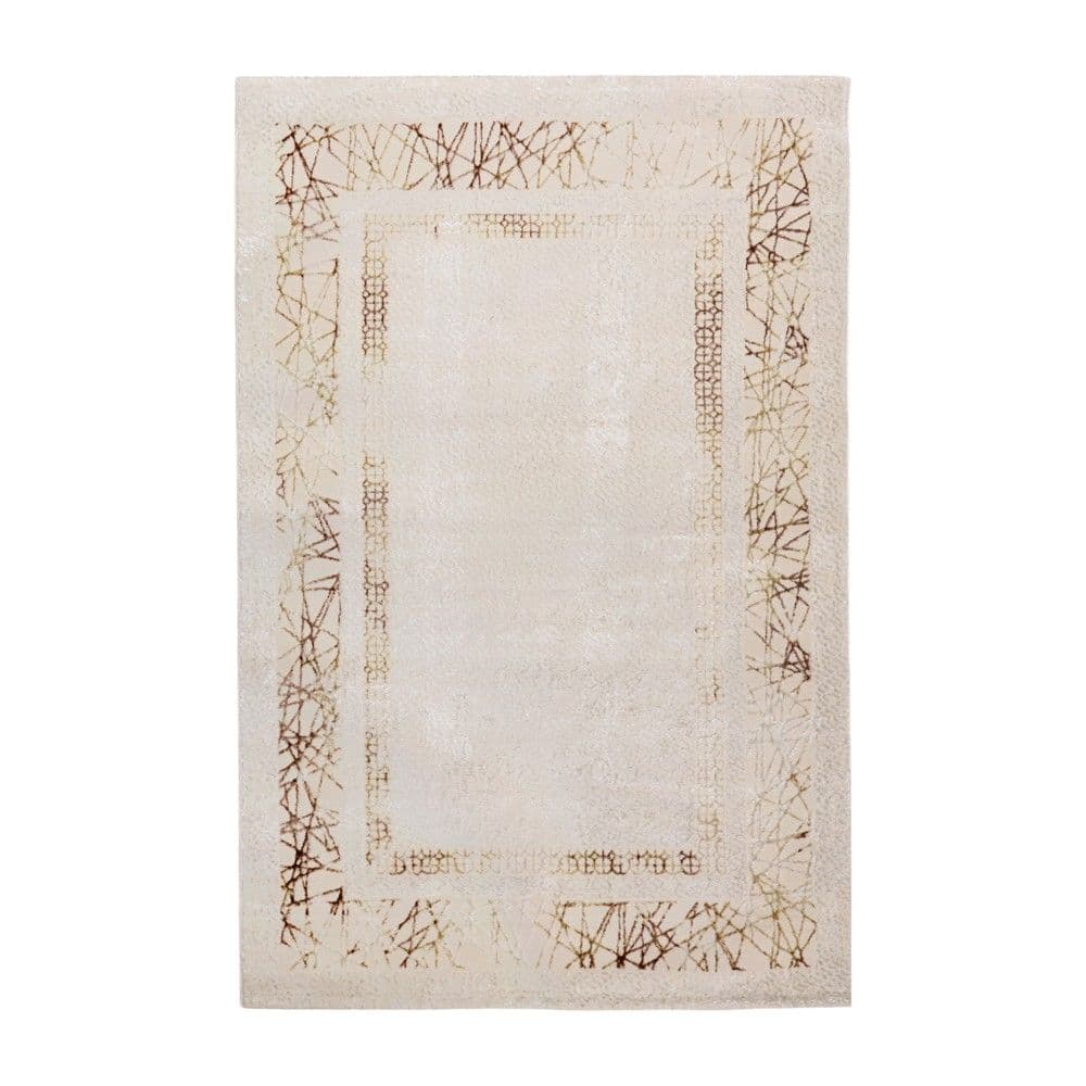 Tapet Lowa, modern, poliestër, pana/mustardë, 133x190 cm
