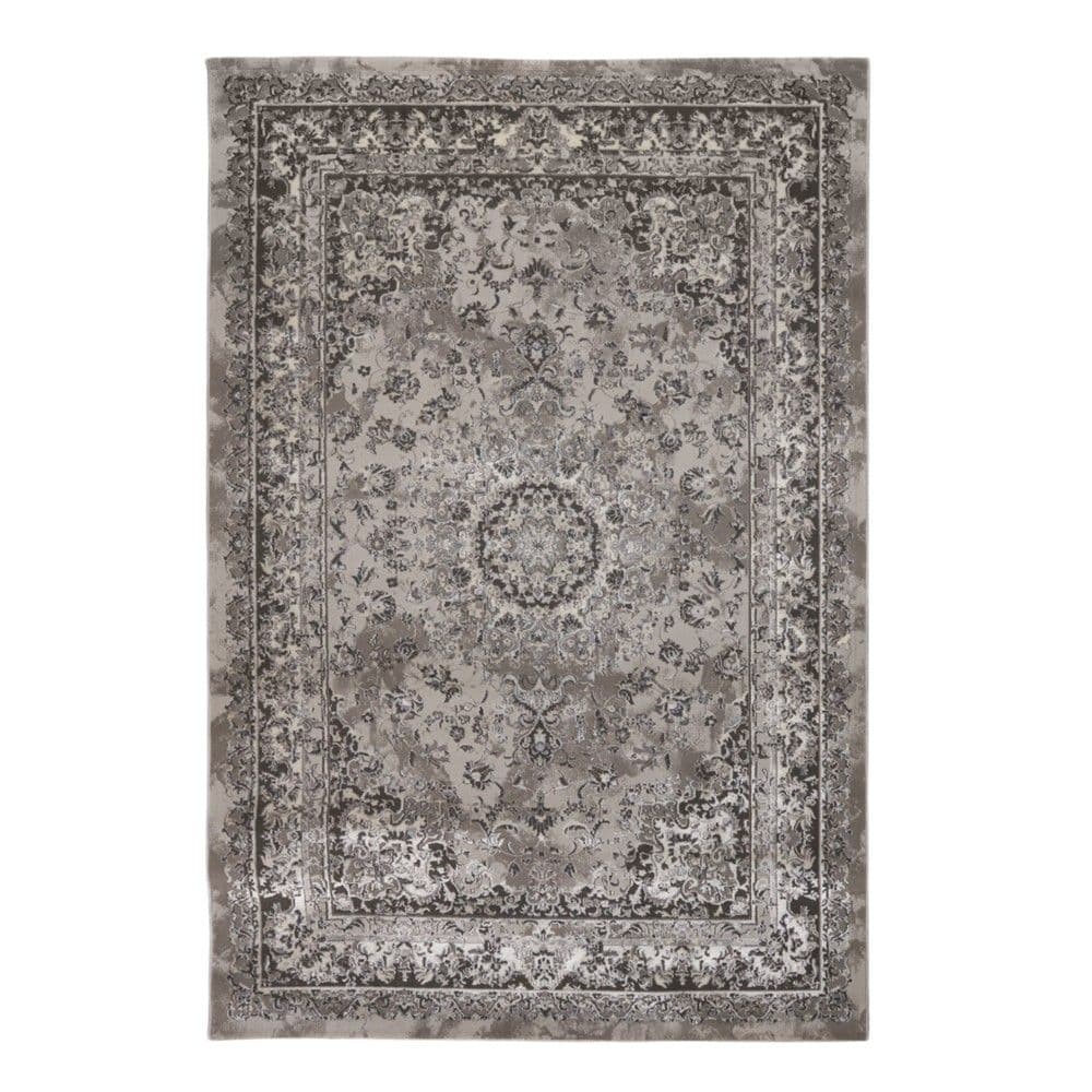 Tapet Lisa, poliestër, gri e hapur/pana, 160x230 cm