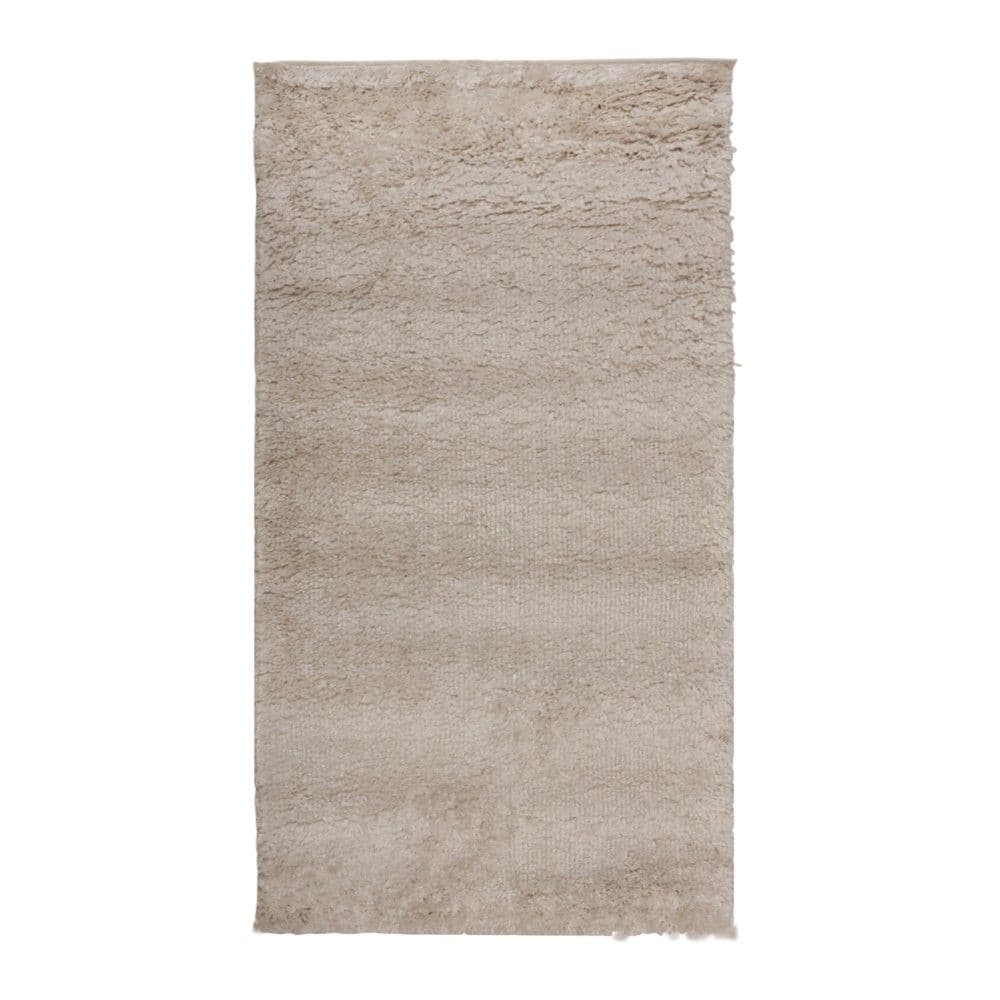 Rrugicë Parma Shaggy, polipropilen + frize, bezhë, 80x150 cm
