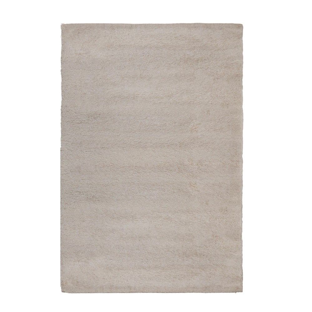 Tapet Parma Shaggy, polipropilen + frize, bezhë, 133x190 cm