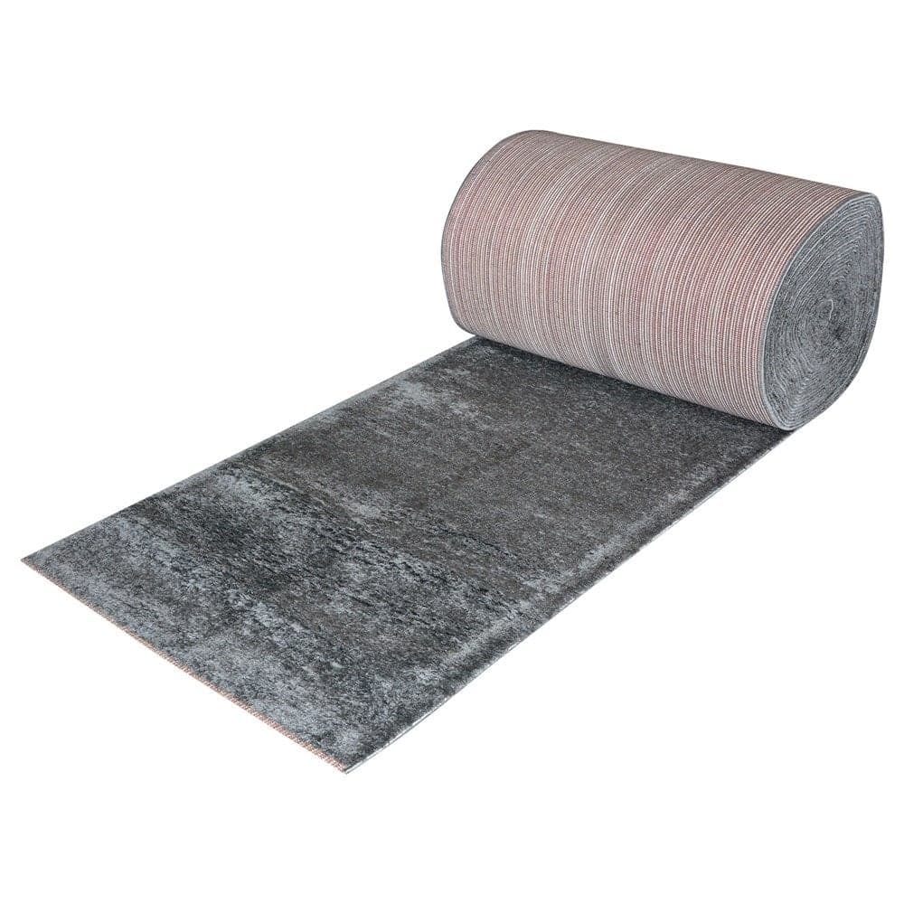 Rrugice shaggy, Permasa: 80 cm, Ngjyra: Gri, Materiali: PP
