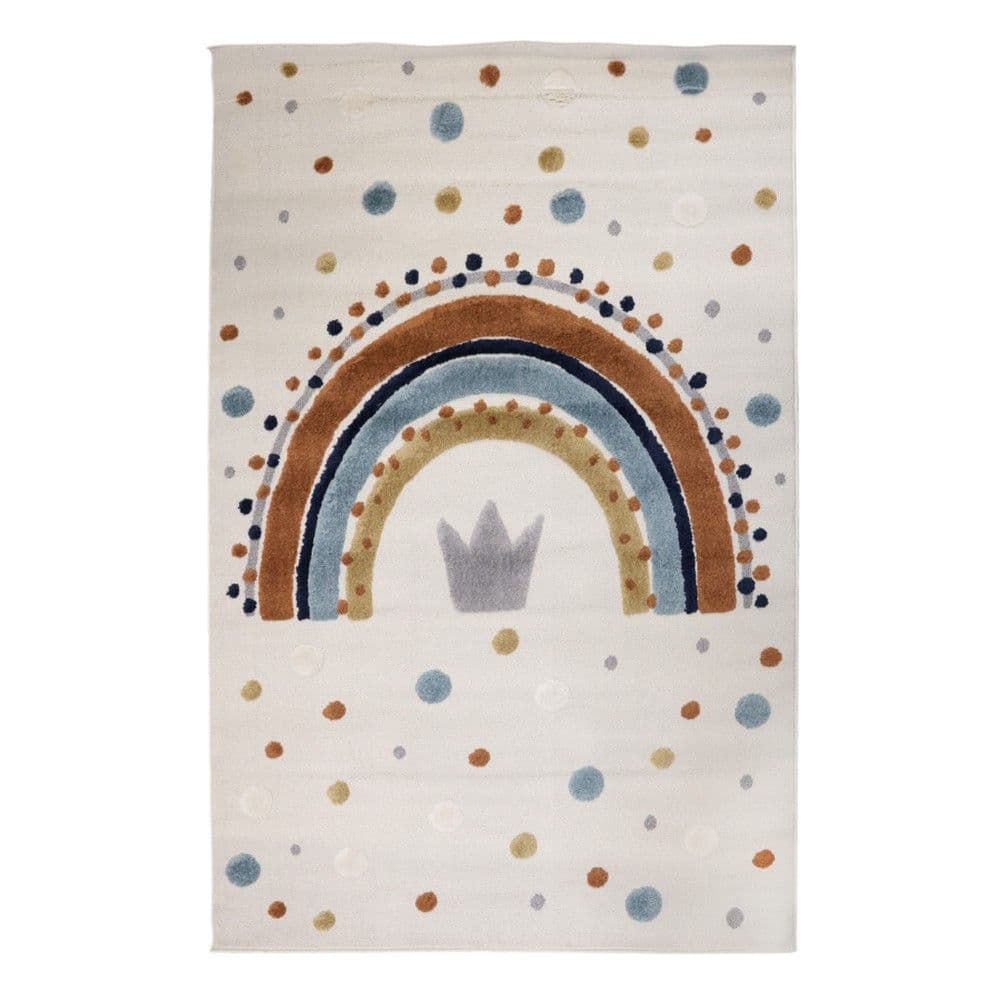Tapet Quincey, modern, polipropilen + hitset, krem, 160x230 cm