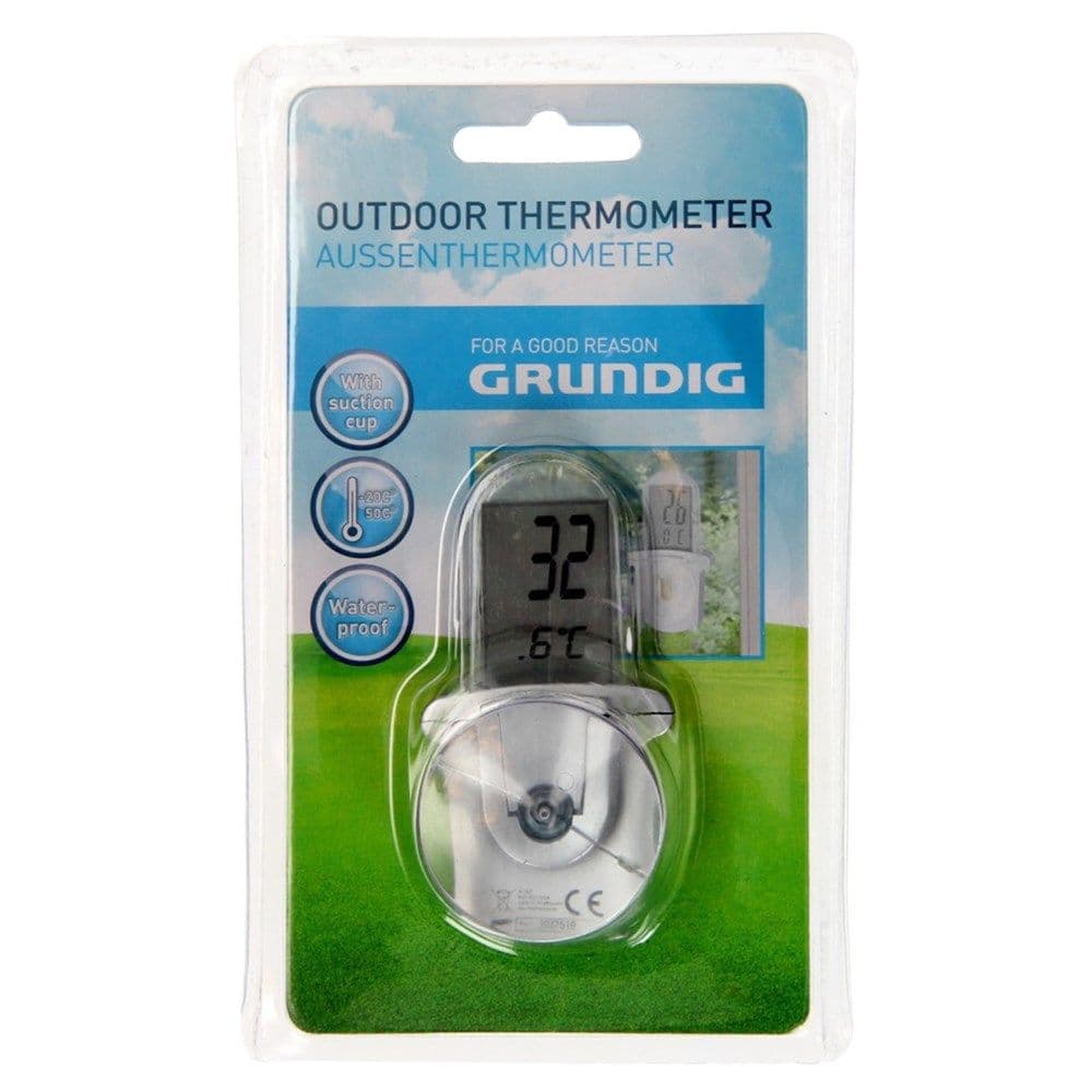 Termometer digjital për ambijente jashteme, -20° C +50° C, 8.5x4.5cm, LR44