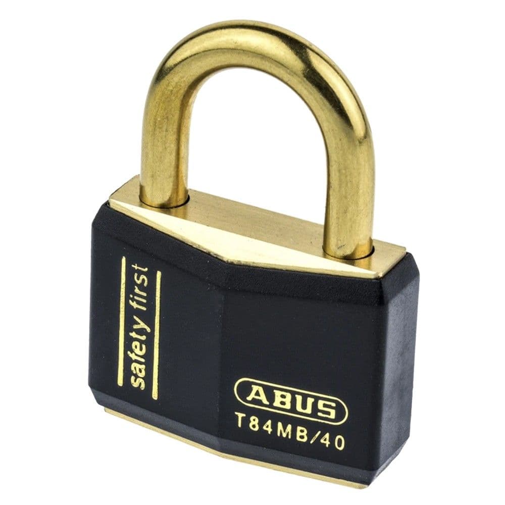 Dry Abus, T84MB/40 B/EFSPP, trup kompakt prej Bronzi, haku Bronzi i fortë special i veshur me Vinil, me çelësa