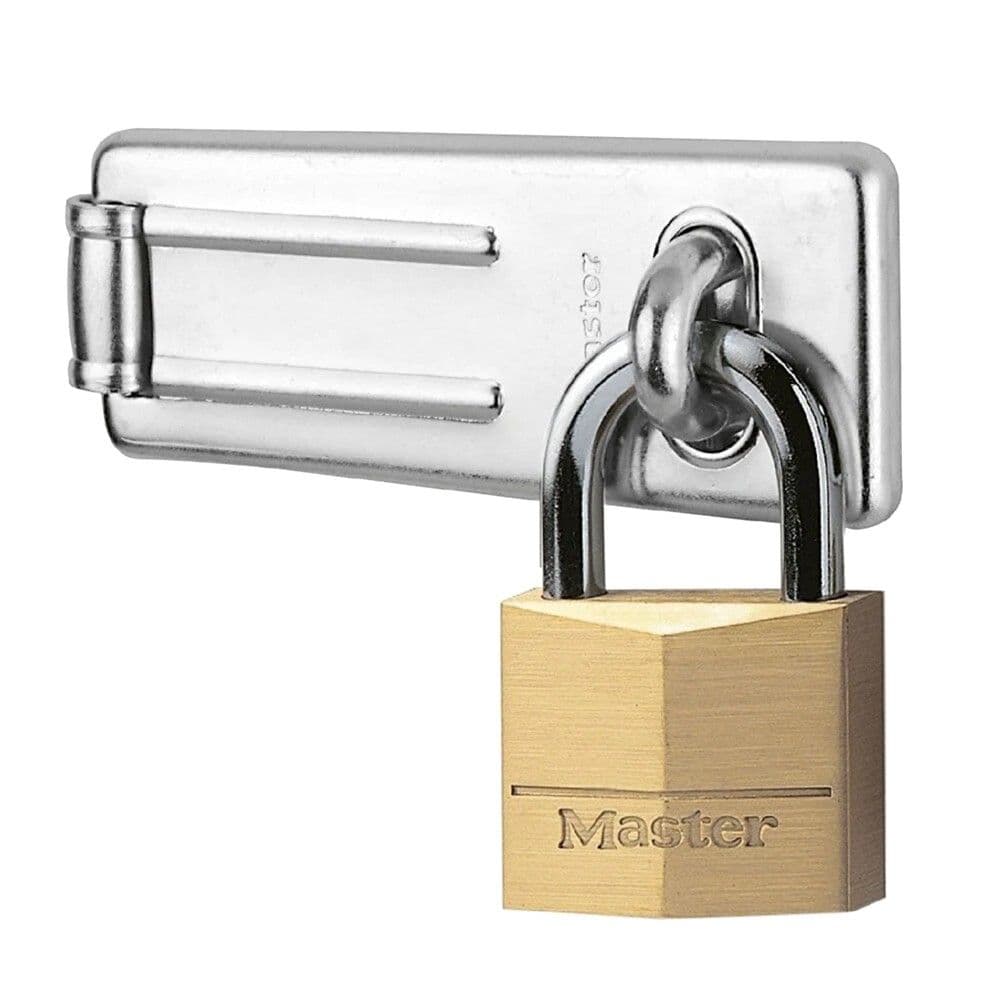Dry masterlock, Niveli i sigurisë 5, komplet nr 703 shirit i drejtë hasp + nr 140 dry prej bronzi, Hasps