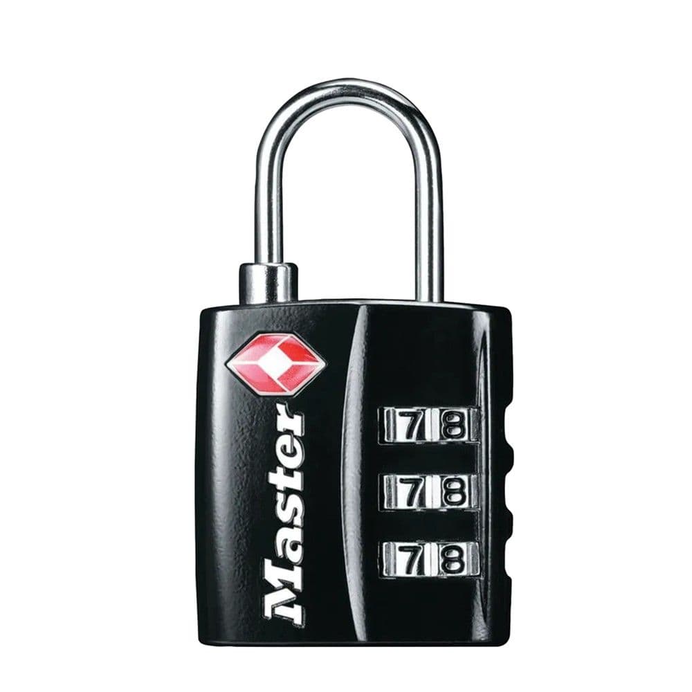 Dry masterlock, Niveli i sigurisë 4, 30 mm i gjerë kompleti-kombinimi i juaji tsa-blloku i Bagazheit të pranuar i zi, Bagazhei