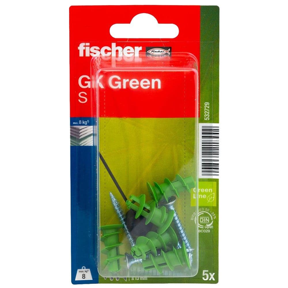 Upa gipsi GK Green, Vida druri 4, 5 x 35, 1 x mjet vendosjeje, 5 pc