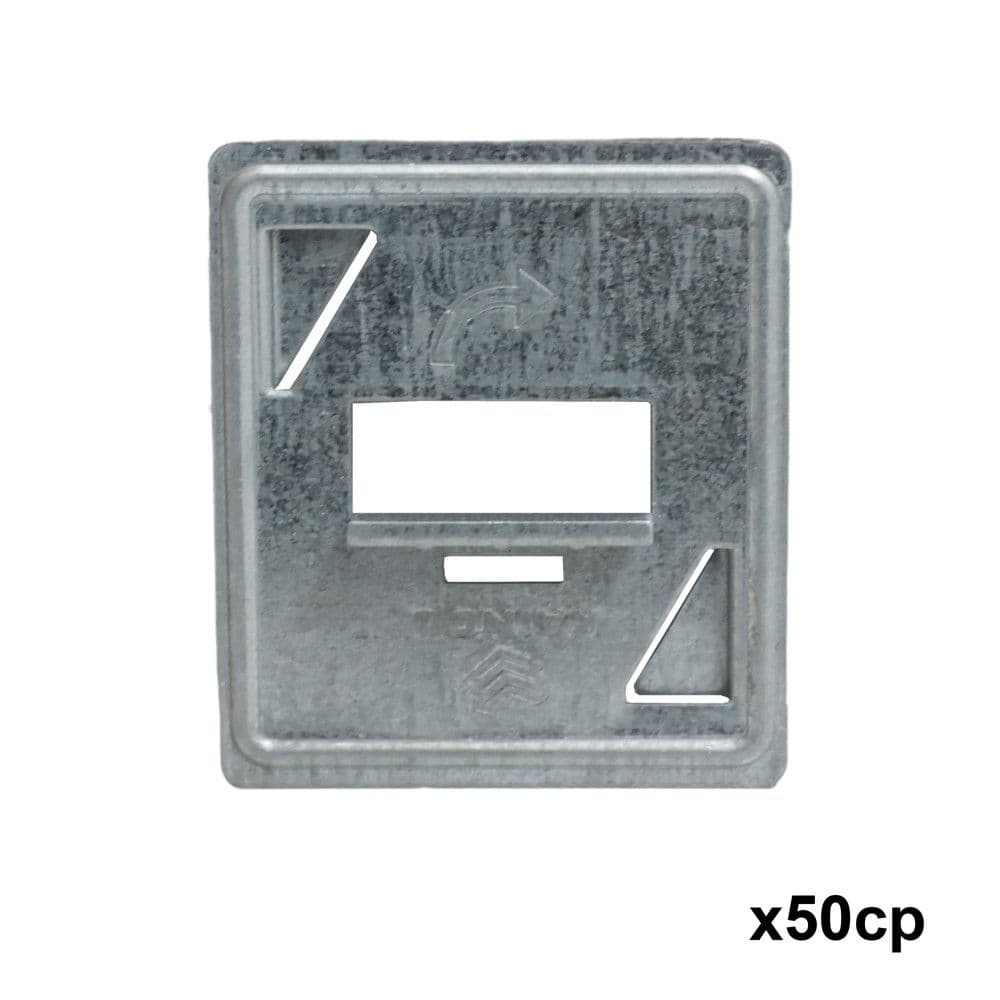 Kapse metalike per montimin e paneleve te parketit ne mure ne strukturen 3D, 50pc box, 5m²