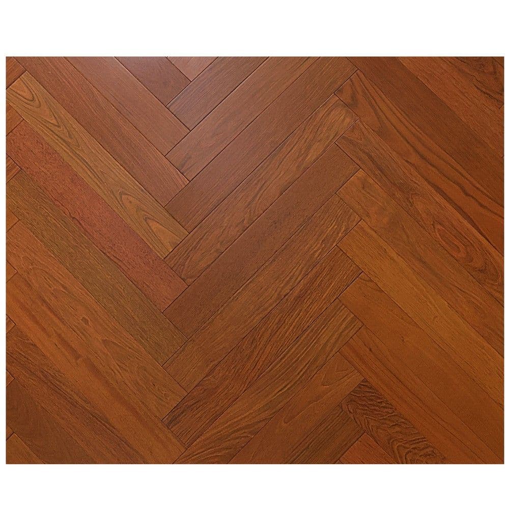Parket druri solid, Jatoba/Brazilian cherry, AB grade, 610 x 93 x 18 mm, 1-box=1.362m²