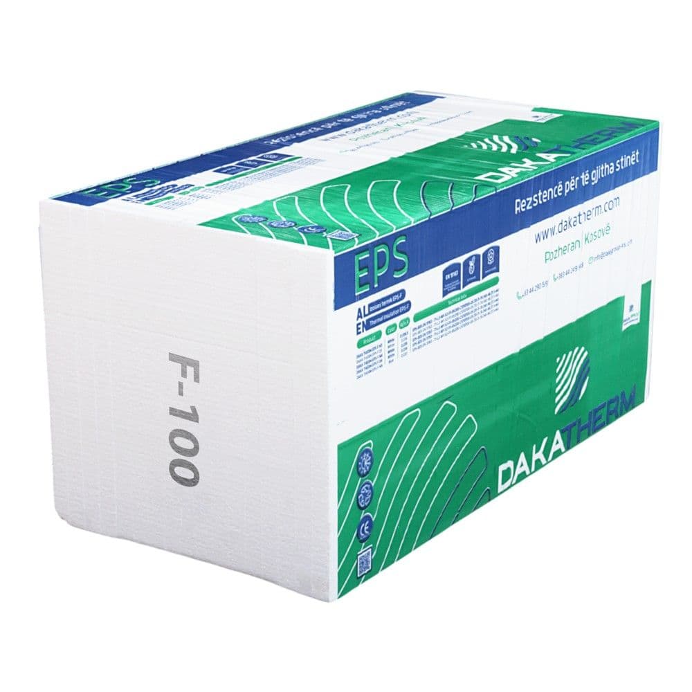 Polisterol EPS, 8x50x100 cm, 3 m2/Pack , 0.24 m3/Pack , 13 kg/m3 , ʎ=0.034 , R=2.25 m2K/W