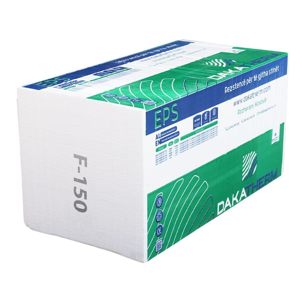 Polisterol EPS, 8x50x100 cm, 3 m2/Pack , 0.24 m3/Pack , 17 kg/m3 , ʎ=0.034 , R=2.25 m2K/W