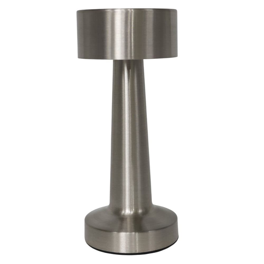 Ndricues tavoline me karikim, 2000-6000K, 21x9cm, metal, dimmable, 3.7V/800mA, 130lm, silver