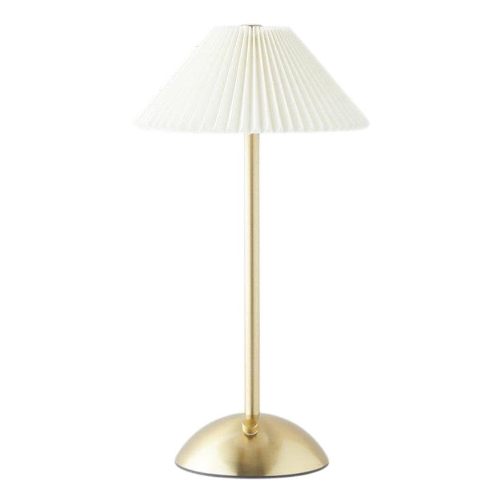 Ndricues tavoline me karikim, 3000-6000K, 16.5x30cm, metal, dimmable, 3.7V/1200mA, 60lm, bardhe