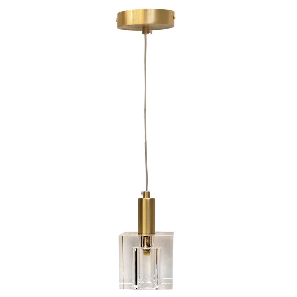 Ndricues I varur, G9, 9x9cm, kristal, bronz