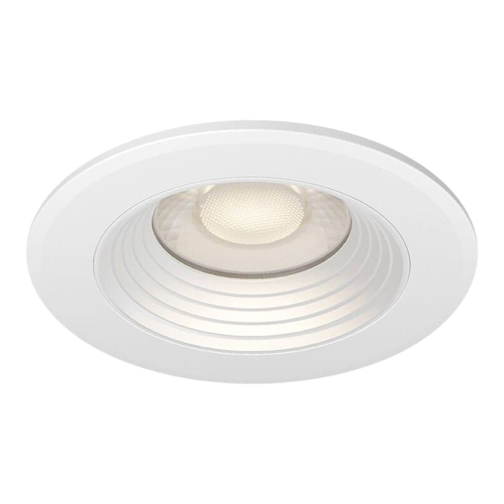 Spot rrethor, LED, 6.5W, 630lm, 3000-6400K, D.8.5cm, H.3cm, plastike, e bardhe, IP20, Dimmable