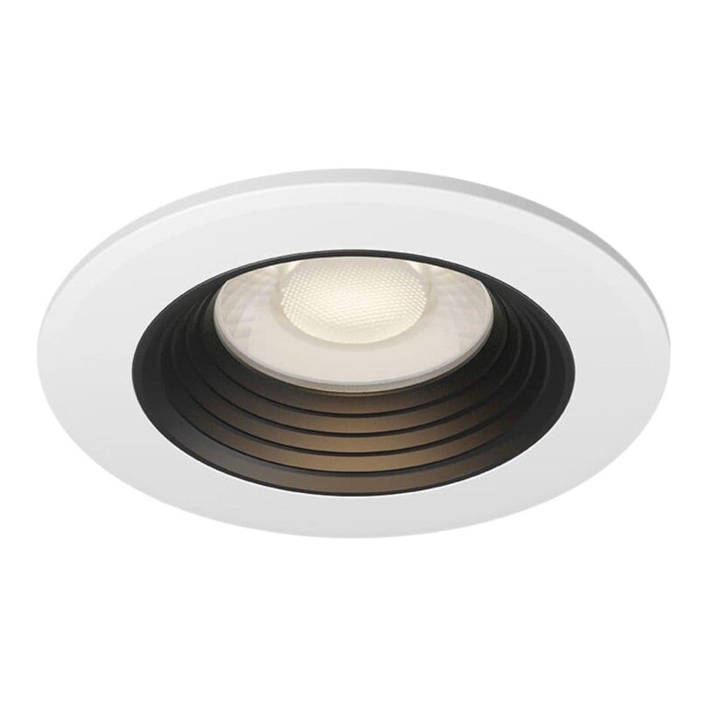 Spot rrethor, LED, 6.5W, 630lm, 3000-6400K, D.8.5cm, H.3cm, plastike, e bardhe, IP20, Dimmable