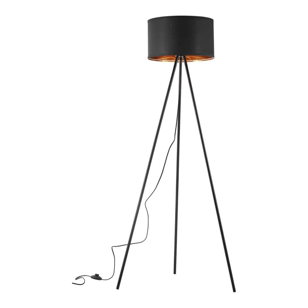 Ndricues pedan, E27, metal/tekstil, D.38cm, H.155cm, e zeze