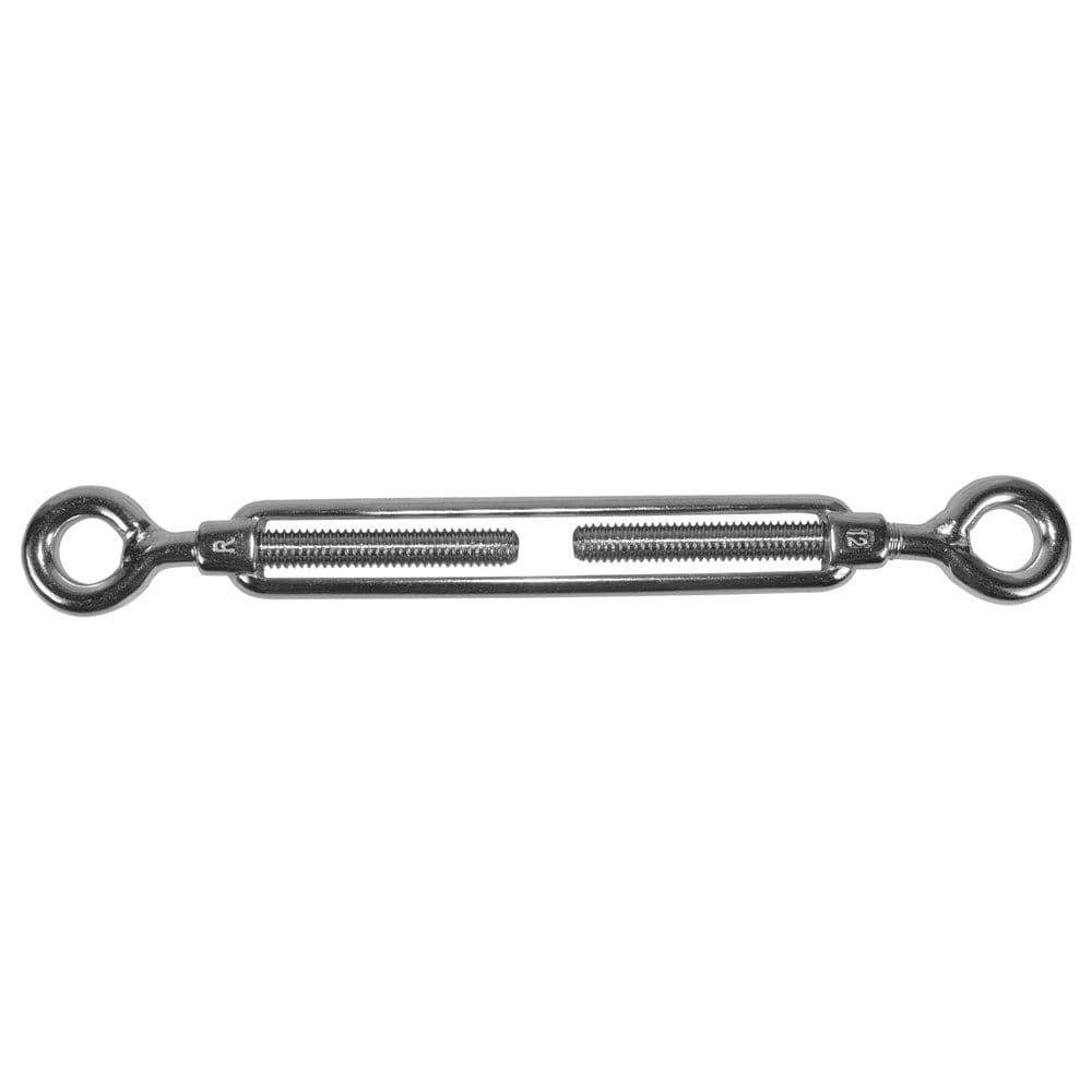 Kapëse mbërthyese inoksi sy-sy, regjistruese M12 mm, 310x36x18 mm, 300 kg