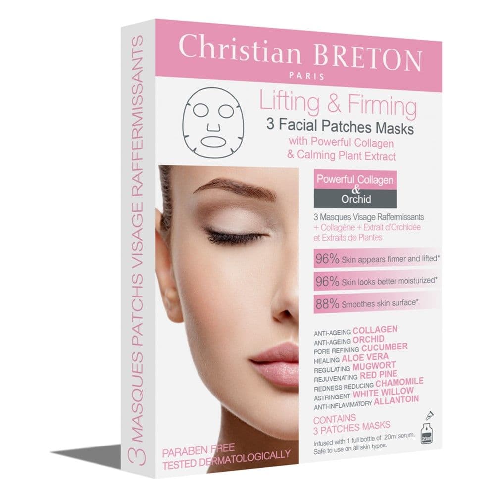 Maskë celuloze për trajtimin e fytyrës, Christian Breton Lifting & Firming, 3 copë