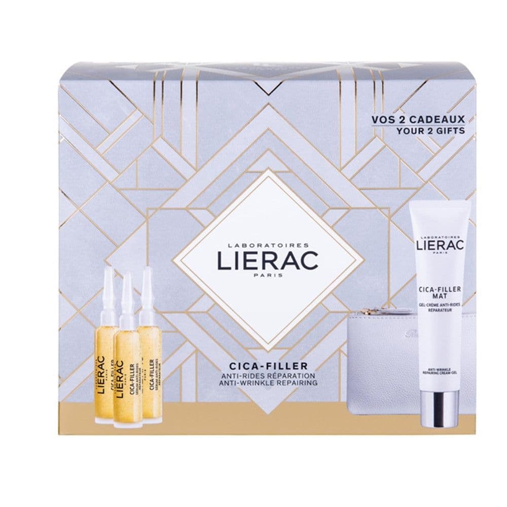 Lierac Cica-Filler, serum + krem riparues anti-rrudhe me teksture xhel-fluid per cdo tip lekure.