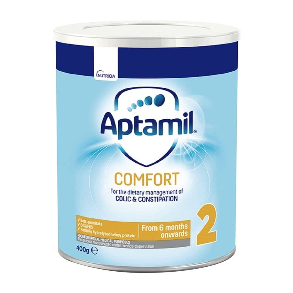 Formulë qumështi për bebe, për trajtimin e kolikave të barkut, Milupa Aptamil Comfort 2, 400 g