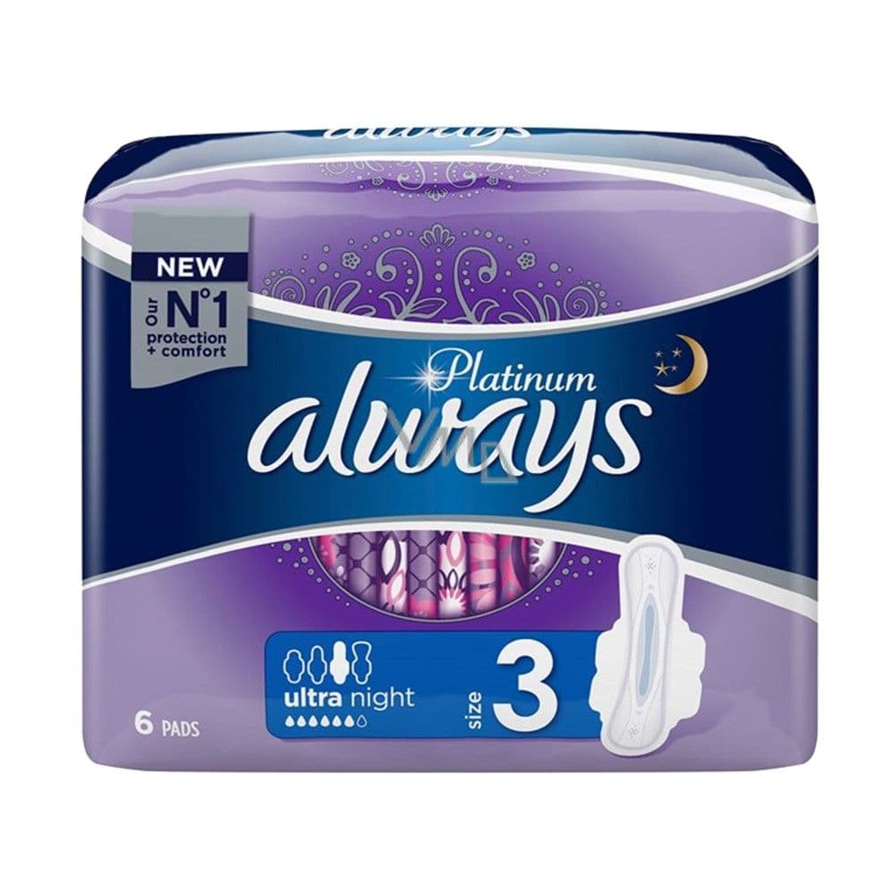 Peceta higjienike për mbrojtje gjatë natës, Always Platinum Night