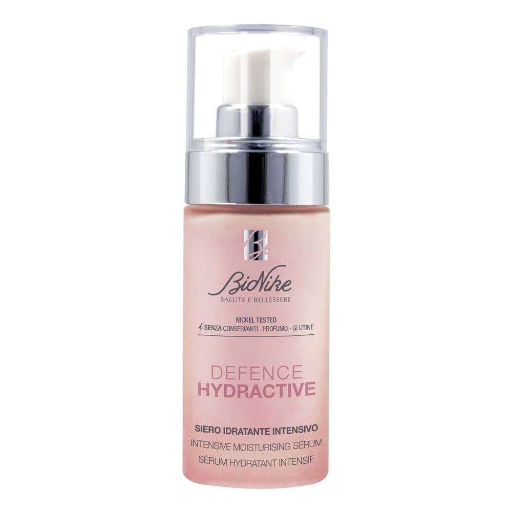Defence Hydractive, serum hidratues mbrojtes, hialuron - pro, antioksidant, kunder drites blu, kunder ndotjes. Bionike.