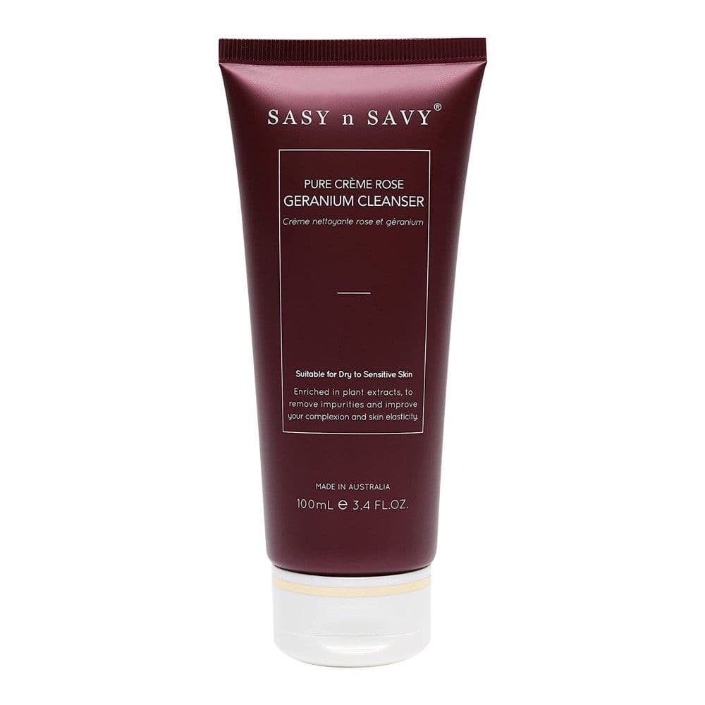 Krem pastrues dhe tonifikues për lëkurën, Sasy 'n' Savy Geranium Cleanser